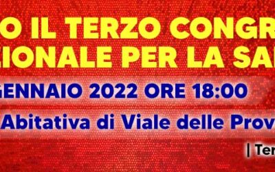 13 gen 2022 Terza Riunione Preparatoria – Verso il Terzo Congresso Nazionale per la Salute