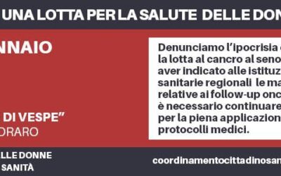 29 gen 2022 Tumore al Seno: una lotta per la salute delle donne. Riunione.